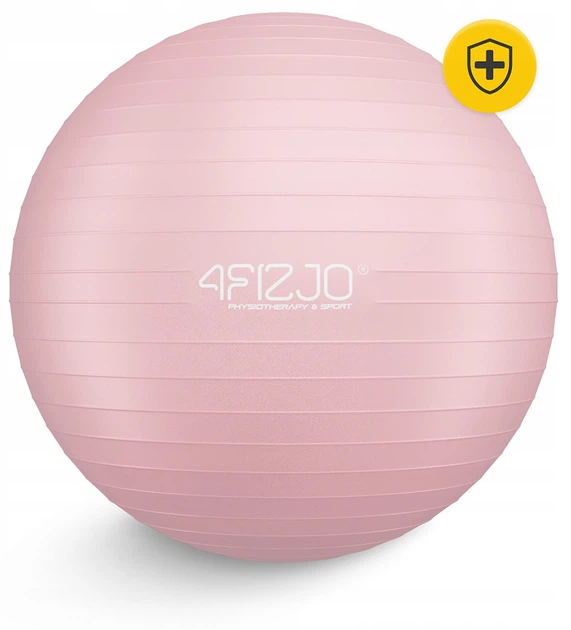Мяч для фитнеса (фитбол) 4FIZJO 65 см Anti-Burst Pink (P-5907739317384) - Фото 9 Мяч для фитнеса (фитбол) 4FIZJO 65 см Anti-Burst Pink (P-5907739317384) - изображение 9