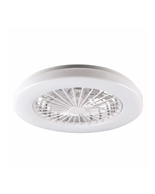 Люстра з вентилятором, стельовий світильник із пультом Goldlux 325792 Libya Led max 1x48W 3000K-6500K 5300Lm IP20 WH (072929) - изображение 4