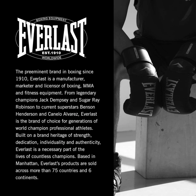 Боксерские перчатки Everlast PROSTYLE 2 BOXING GLOVE красный Уни 10 унций - изображение 7