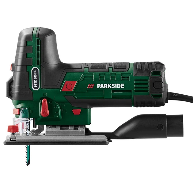Маятниковый электролобзик с лазерным наведением Parkside PSTK 800 F4 (800 Вт, 26 мм,) - Фото 3 Маятниковый электролобзик с лазерным наведением Parkside PSTK 800 F4 (800 Вт, 26 мм,) - изображение 3