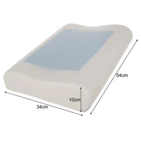 Ортопедическая подушка Malatec 24238 (54×34×10 см) с эффектом памяти и охлаждающим гелем, Польша - Фото 9 Ортопедическая подушка Malatec 24238 (54×34×10 см) с эффектом памяти и охлаждающим гелем, Польша - изображение 9