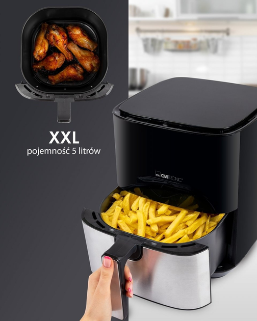 Мультипіч аерофритюрниця Clatronic FR 3782 H (1450 Вт, 5 л, 8 програм) - зображення 6
