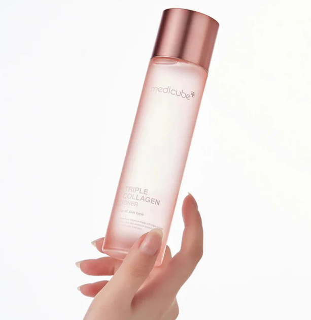 Увлажняющий тонер с коллагеном и гиалуроновой кислотой Medicube Triple Collagen Toner 140ml - изображение 2