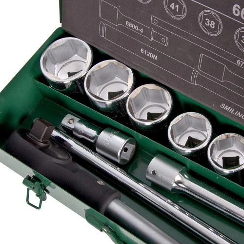 Набор торцевых головок HANS 3/4"DR 22-50мм, 14 предметов (6614M) - изображение 5