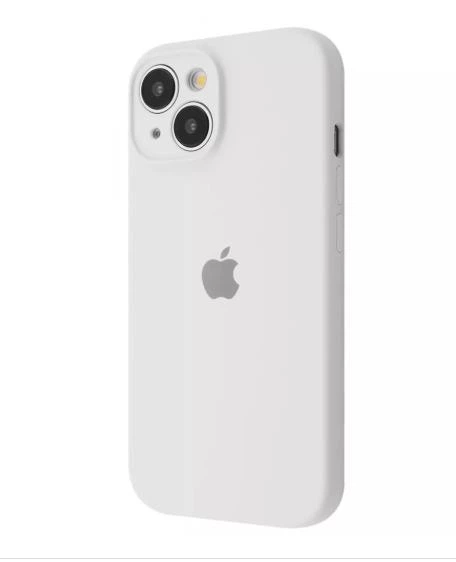 Чохол Premium Silicone Case з захистом камери для iPhone 15 white - Фото 1 Чохол Premium Silicone Case з захистом камери для iPhone 15 white - зображення 1