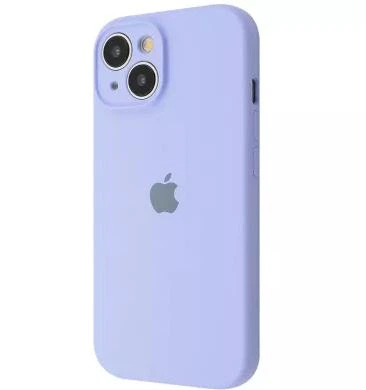 Чохол Premium Silicone Case з захистом камери для iPhone 15 lilac cream - Фото 1 Чохол Premium Silicone Case з захистом камери для iPhone 15 lilac cream - зображення 1