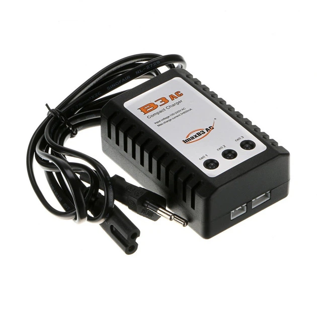 IMAX RC B3AC 10Вт, балансировочное зарядное устройство для литиевый аккумулятор 2S/3S 7.4В/11.1В Li-Po - Фото 1 IMAX RC B3AC 10Вт, балансировочное зарядное устройство для литиевый аккумулятор 2S/3S 7.4В/11.1В Li-Po - изображение 1