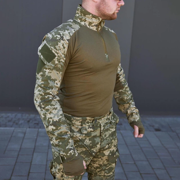 Убакс KMilitary Гетьман з подовженими манжетами піксель розмір 4XL - Фото 1 Убакс KMilitary Гетьман з подовженими манжетами піксель розмір 4XL - зображення 1
