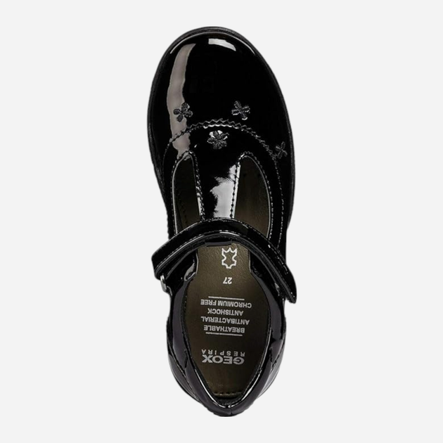 Дитячі туфлі для дівчинки Geox J84A6A000HH 29 Чорні (8058279471979) - зображення 4