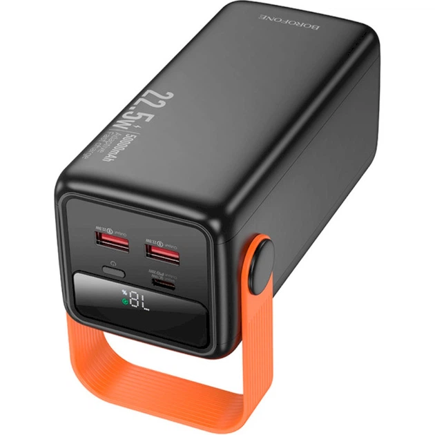 УМБ (Power Bank) Borofone BJ66A 50000mAh Black - зображення 3