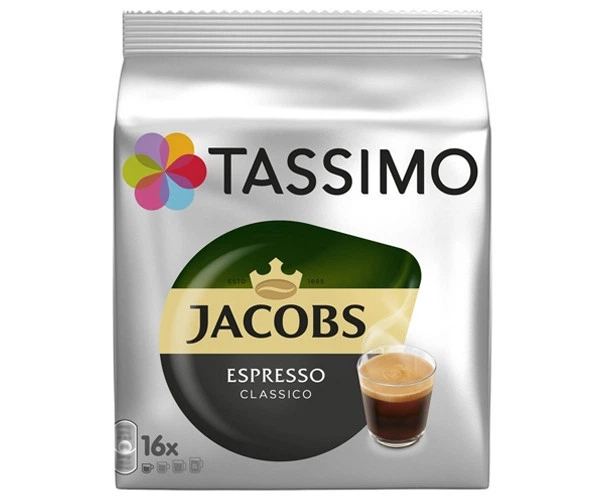 Кофе в капсулах Tassimo Jacobs Espresso 16 капсул - Фото 1 Кофе в капсулах Tassimo Jacobs Espresso 16 капсул - изображение 1