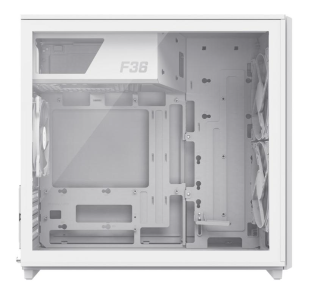 Корпус GameMax F36 WH White with window - зображення 7