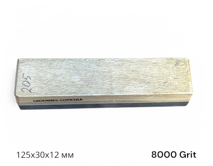 Камень для заточки (Coticule+Schist) 125х30х12(24)мм, 8000/0 Grit, гранатовый сланец и подкладка (205AC) - изображение 2