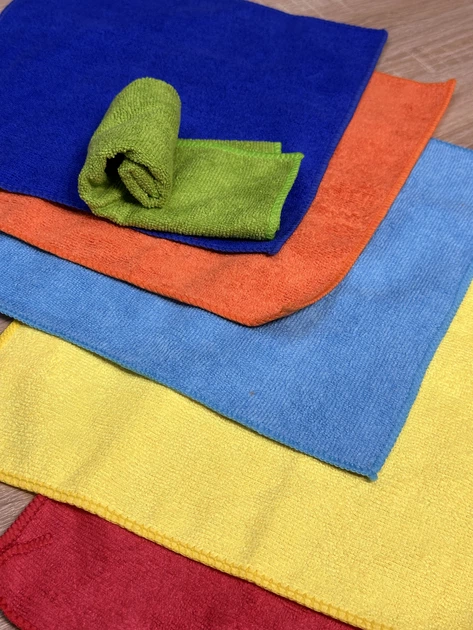 Набор 3 полиэстеровых полотенца LeLit Stripy кухонные 30х30 см (le2000000299860) - Фото 6 Набор 3 полиэстеровых полотенца LeLit Stripy кухонные 30х30 см (le2000000299860) - изображение 6