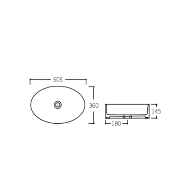 Раковина-чаша на столешницу QTAP KOLIBRI QT10116065W - изображение 2