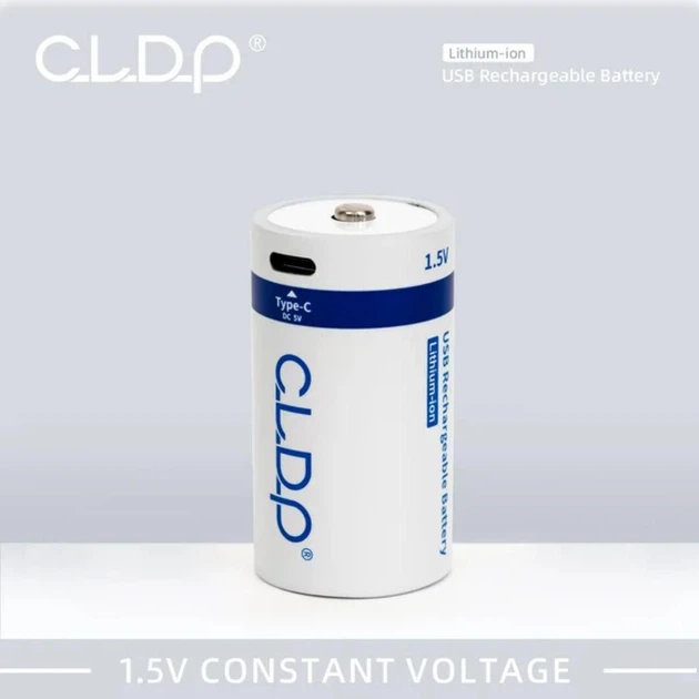 Батарейка D аккумуляторная с разъемом USB Type-C от CLDP на 1.5V/6300mWh - 1 ШТ - изображение 4