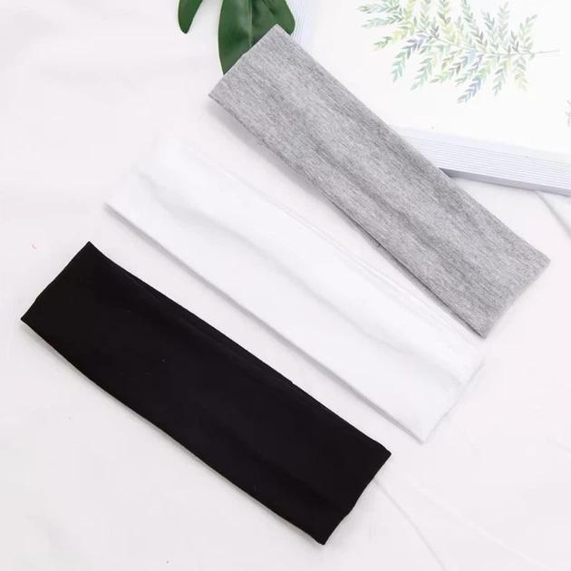 Повязка на голову эластичная универсальная One Size 1шт. Белый - изображение 3