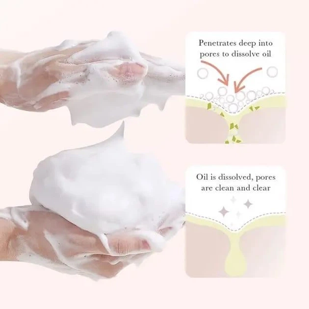Пенка для умывания с экстрактом розы и гиалуроновой кислотой Bioaqua Rose Hyaluronic Acid Cleanser 100 г - изображение 5