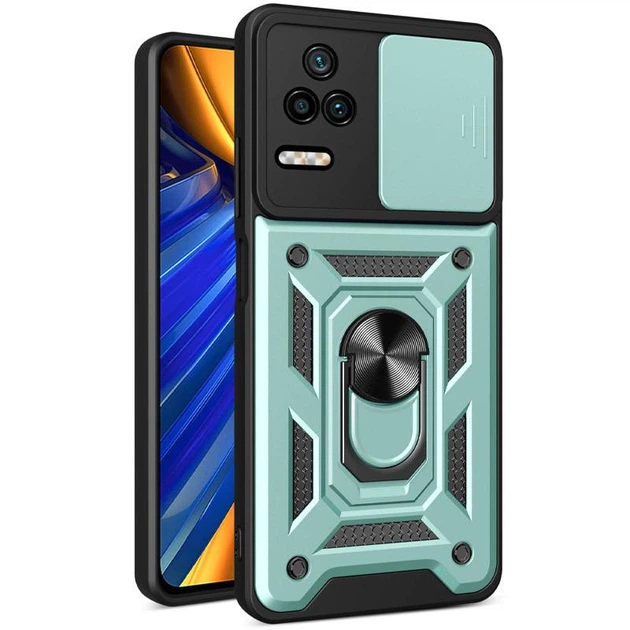 Чехол защитный Armor для Poco F4 Green - Фото 1 Чехол защитный Armor для Poco F4 Green - изображение 1