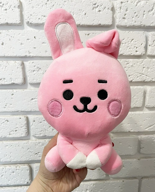 Мягкая Игрушка Кролик КУКИ BT21 Плюш COOKY ARMY персонаж BTS 24 см Розовый (00115) - изображение 2