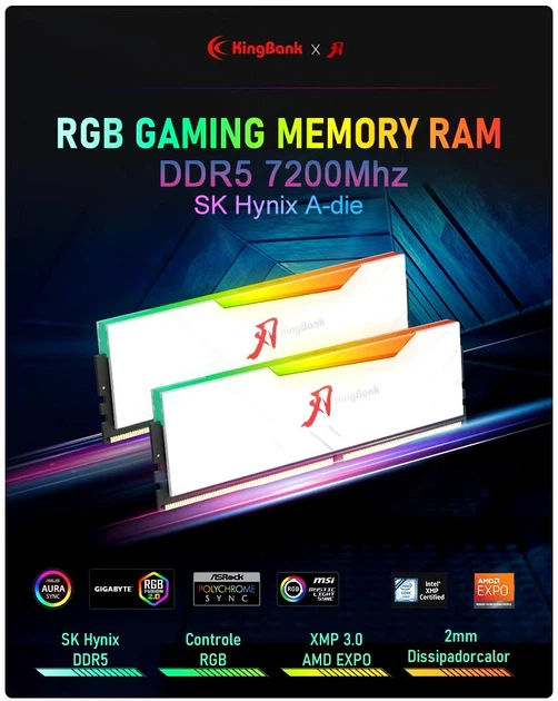 Оперативная память KingBank Soarblade RGB 32Gb (Kit 2x16Gb) SK