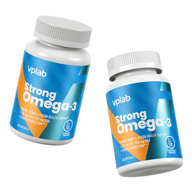 Дієтична добавка VPLab Strong Omega 3 60 капсул (5060255358764) - зображення 5