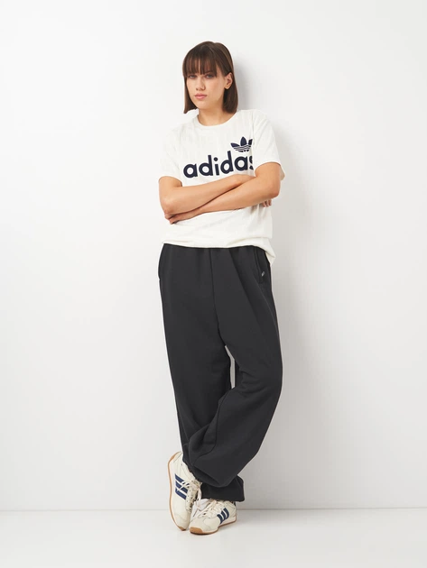 Футболка оверсайз длинная женская Adidas Originals Graphic Bf Tee JC7700 M Owhite (4067891560309) - изображение 3