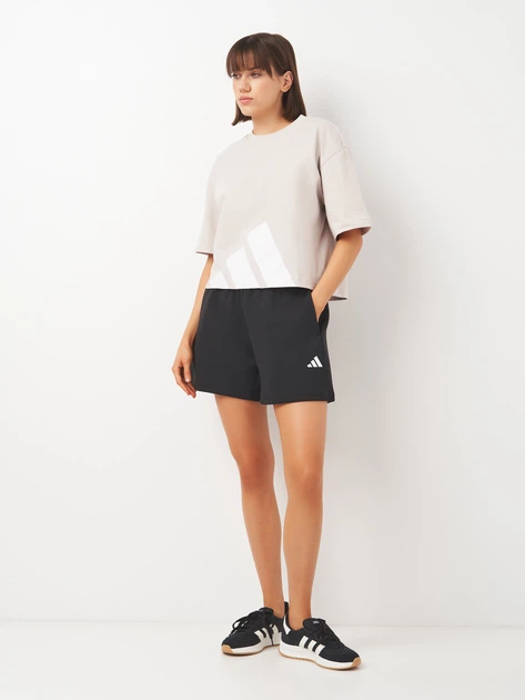Футболка хлопковая оверсайз короткая женская Adidas W Bl Sj Bf T JG8729 S Wonalu/White (4067902913070) - Фото 3 Футболка хлопковая оверсайз короткая женская Adidas W Bl Sj Bf T JG8729 S Wonalu/White (4067902913070) - изображение 3