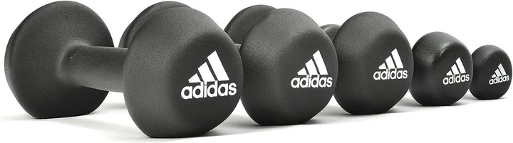 Гантель неопреновая Adidas 3 кг (ADWT-10023) Black - Фото 3 Гантель неопреновая Adidas 3 кг (ADWT-10023) Black - изображение 3