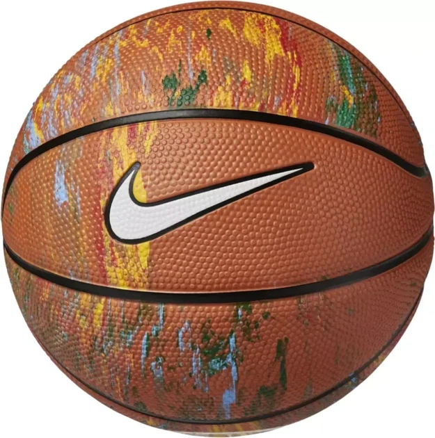 Мяч баскетбольный Nike Everyday Playground 8P Next Nature р. 7 (N.100.7037.987.07) Multi/Amber/Black/White - изображение 2