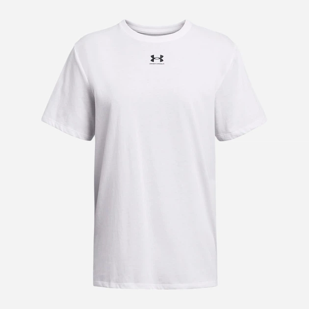 Футболка оверсайз длинная женская Under Armour Campus Oversize Ss 1387193-100 M Белая (196886038265) - Фото 3 Футболка оверсайз длинная женская Under Armour Campus Oversize Ss 1387193-100 M Белая (196886038265) - изображение 3