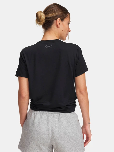 Спортивная футболка для фитнеса женская Under Armour Ua Tech Pth Graphic Ssc 1389726-001 M Черная (197779658249) - Фото 2 Спортивная футболка для фитнеса женская Under Armour Ua Tech Pth Graphic Ssc 1389726-001 M Черная (197779658249) - изображение 2