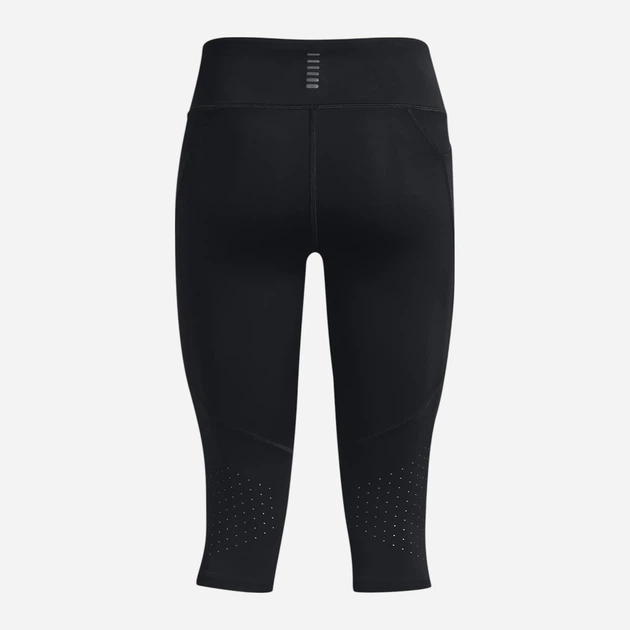 Спортивные леггинсы для бега женские Under Armour Ua Launch Capris 1369770-001 XS Черные (195252741426) - изображение 7