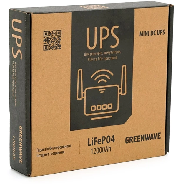 ИБП для роутеров/коммутаторов Greenwave ECO418Pro-18W PON/POE 5/9/12/15/24V 12000MAh Black (YT33597) - изображение 4