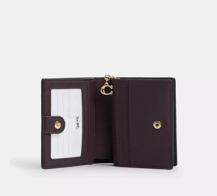Гаманець жіночий шкіряний Coach Snap Wallet In Signature Leather (CV415) - изображение 2