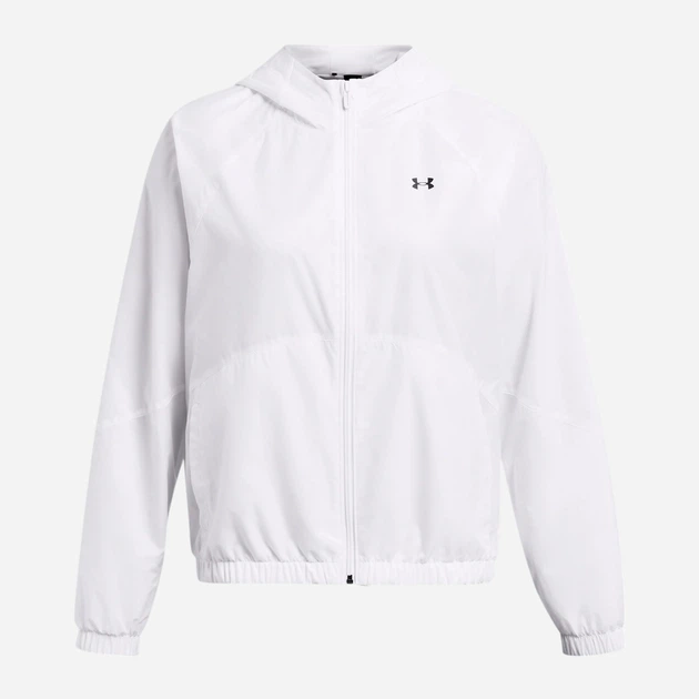 Спортивная ветровка с капюшоном женская Under Armour Ua Rival Sport Windbreak Jkt 1382698-100 S Белая (196885564086) - Фото 4 Спортивная ветровка с капюшоном женская Under Armour Ua Rival Sport Windbreak Jkt 1382698-100 S Белая (196885564086) - изображение 4