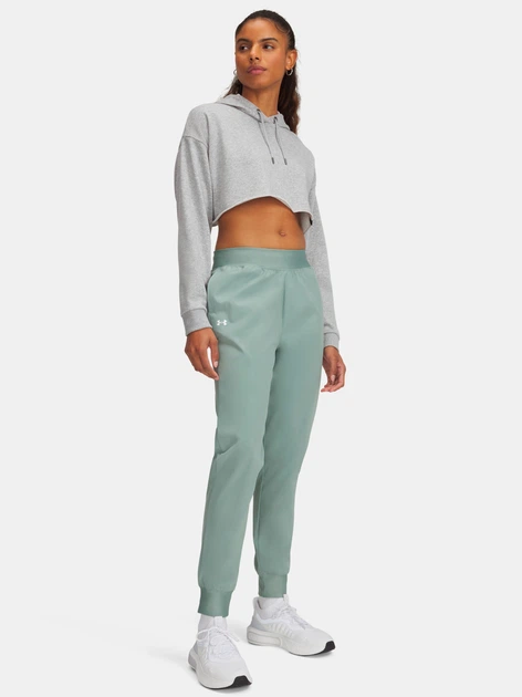 Спортивные штаны женские Under Armour Rival Hi Rise Woven Pant 1382727-348 XS Мятные (197779704748) - Фото 3 Спортивные штаны женские Under Armour Rival Hi Rise Woven Pant 1382727-348 XS Мятные (197779704748) - изображение 3