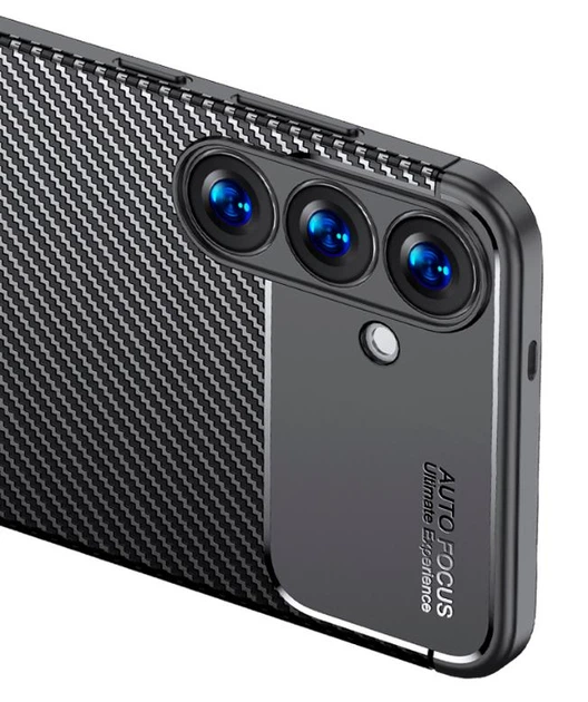 Чохол Autofocus Carbon на Samsung Galaxy S25 Plus / чорний - зображення 5