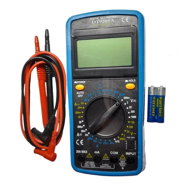 Мультиметр-тестер цифровий Digital Multimeter DT9205A - Фото 1 Мультиметр-тестер цифровий Digital Multimeter DT9205A - изображение 1