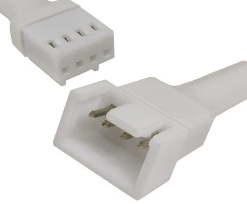 Подовжувач кабелю живлення кулера 4 pin fan hub cooler 25 см в обплетенні Білий - Фото 2 Подовжувач кабелю живлення кулера 4 pin fan hub cooler 25 см в обплетенні Білий - зображення 2