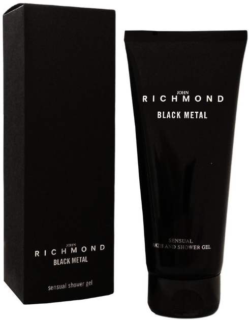 Perfumowany żel pod prysznic dla mężczyzn John Richmond Black Metal nawilżający 200 ml (8011889623206) - obraz 1