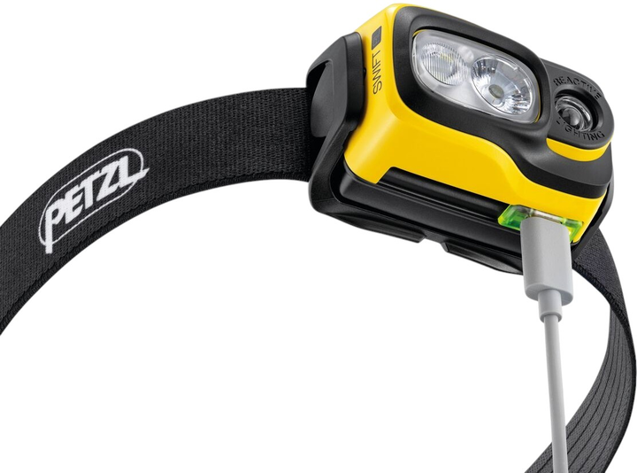 Latarka czołowa Petzl E810AB00 SWIFT RL czarno-żółty (3342540843363) - obraz 4