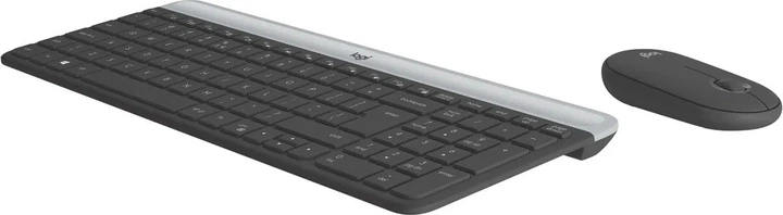 Комплект (клавіатура, миша) бездротовий Logitech MK470 Graphite USB (920-009204) Store - зображення 3