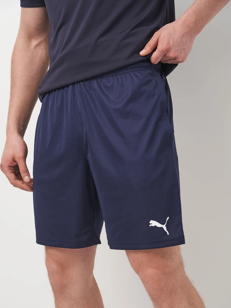 Спортивные шорты для футбола мужские Puma Teamrise Training Shorts 65733606 L Peacoat-White (4063697201149) - изображение 4