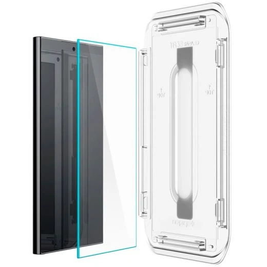 Захисне скло Spigen Glass tR EZ Fit HD Transparency 2 шт. для Samsung Galaxy S24 Ultra (AGL07495) - зображення 3