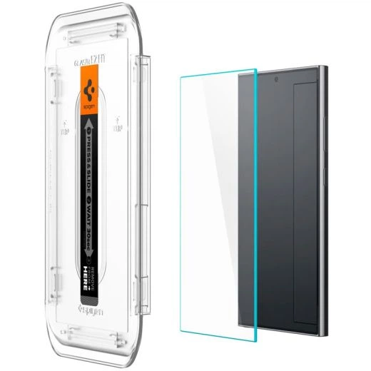 Захисне скло Spigen Glass tR EZ Fit HD Transparency 2 шт. для Samsung Galaxy S24 Ultra (AGL07495) - зображення 6