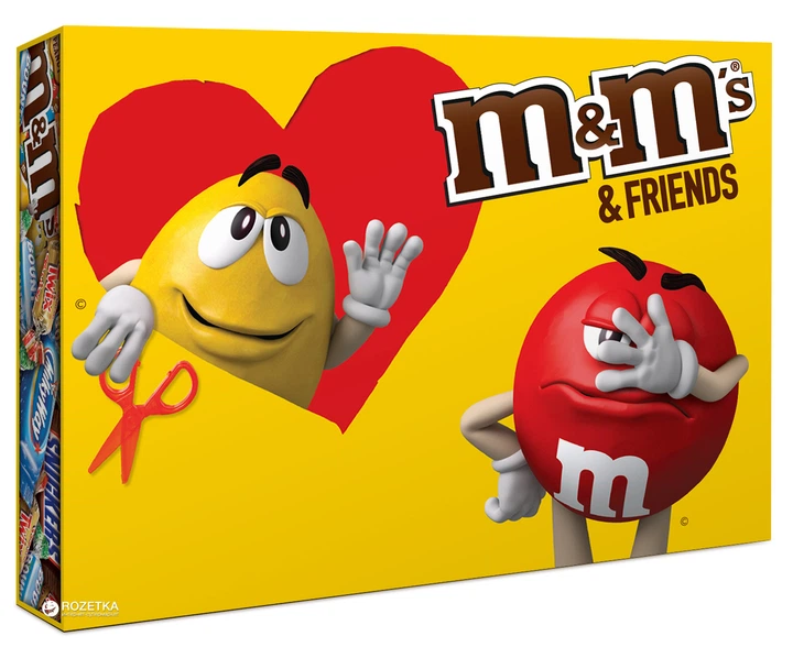 Набор конфет M&M's & friends Средняя Бандероль Spring 234.5 г