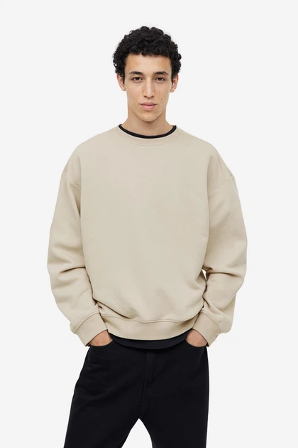 Світшот H&M XL бежевий 301970818 - зображення 3
