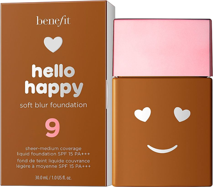 Podkład do twarzy Benefit Hello Happy SPF15 09 Deep Neutral 30 ml (602004089663) - obraz 2