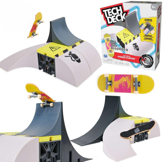 Набір Spin Master TechDeck X-Connect Ramp + скейтборд (778988462188) - зображення 1